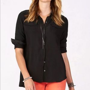 True Religion Georgia Silk Relaxed Women's Shirt